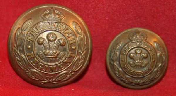 The Welch Regiment, Uniform Button Lot (circa 1920-1960)