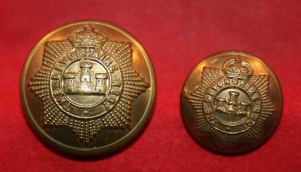 The Devonshire Regiment, Uniform Button Lot (circa 1883-1958) – Marway ...