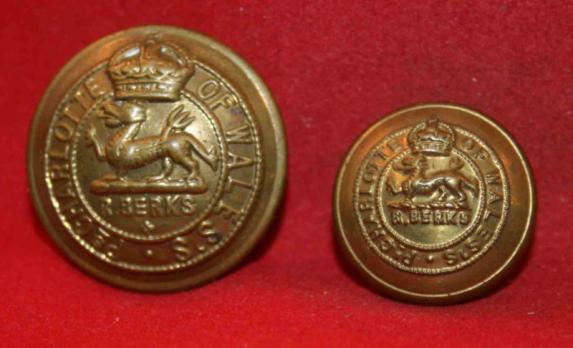 The Royal Berkshire Regiment Princess Charlotte of Wales Uniform Button 1901-59