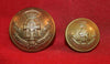 The Princess of Wale's Own Yorkshire Regiment, 1881-1903 issue button lot.