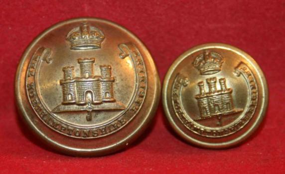 The Northamptonshire Regiment Uniform Button Lot (Circa 1900-1959)