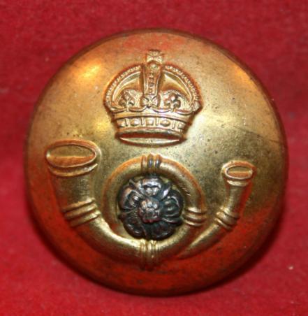 Kings Own Yorkshire Light Infantry Uniform Button – Marway Militaria ...
