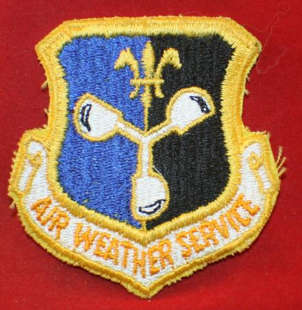 USAF: Air Weather Service Cloth Shoulder Patch / Flash – Marway ...