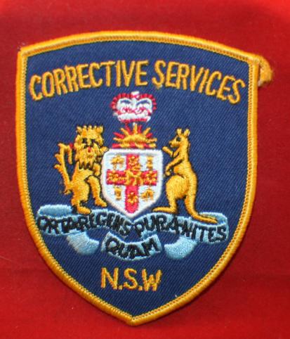 Australia: NSW (New South Wales) Corrective Services Cloth Shoulder Flash