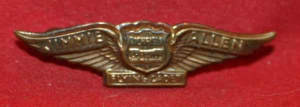 Jimmie ALLEN Flying Club, FLYING CADET, Pin. RICHFIELD OIL Company