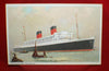 CUNARD LINE Shipping Postcard. R.M.S. MAURETANIA, 1932