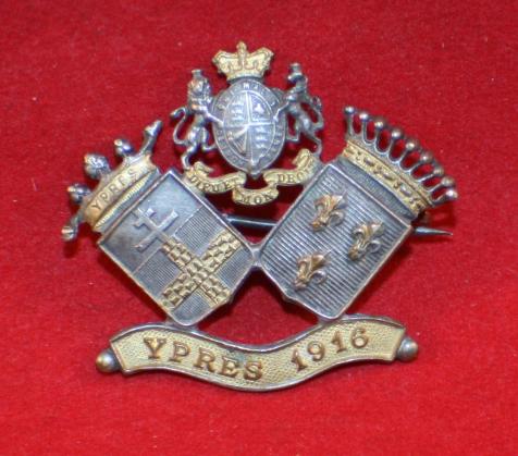 CEF. 1916 YPRES Souvenir Sweetheart Pin