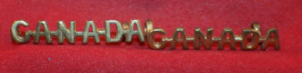 WW2, Canadian, NURSING SISTERS, Shoulder Badge Pair