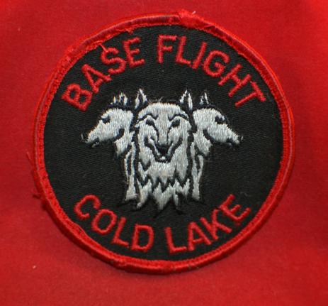 RCAF Royal Canadian Air Force, BASE FLIGHT, Cold Lake, Jacket Crest