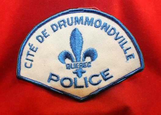 Quebec: Cite De Drummondville Police Shoulder Patch / Flash