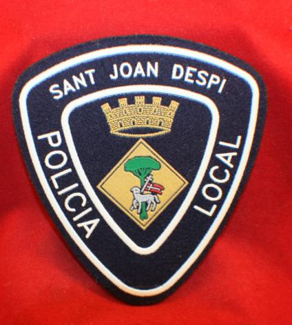 Sant Joan Despi Polizei Local Police Shoulder Flash / Patch - rubber