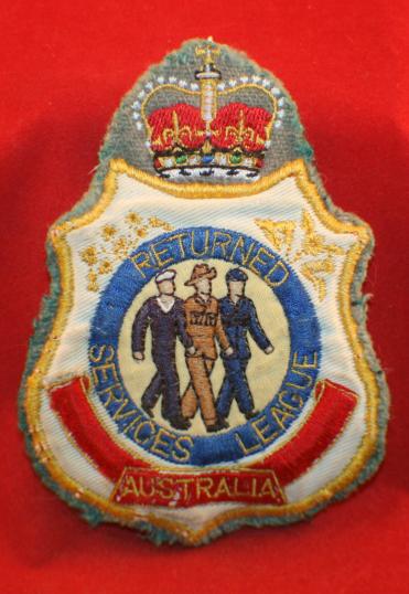 AUSTRALIAN, Returned Service League, Jacket Crest