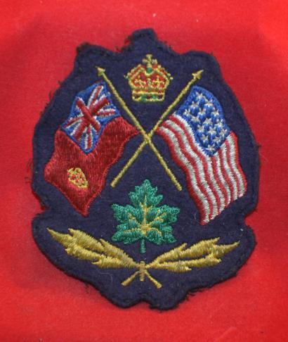 Canadian, United States Friendship Cloth Patch