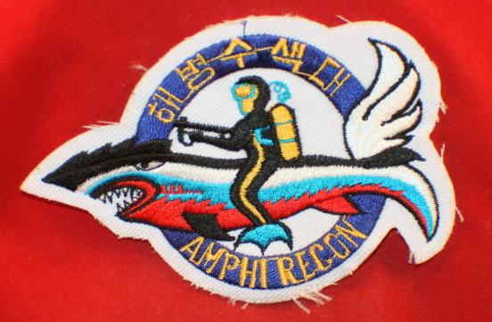 Korea: Amphibious Reconnaissance Cloth Wing / Badge