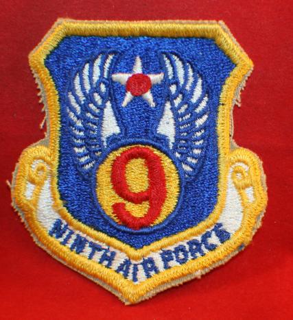 USA , WW2 era, 9th AIR FORCE Jacket Crest / Patch