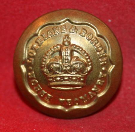 British Army: LOTHIANS AND BORDER HORSE YEOMANRY Uniform Button