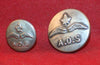 WW2 A.O.S., Air Observation School Uniform Button lot. SCULLY maker.