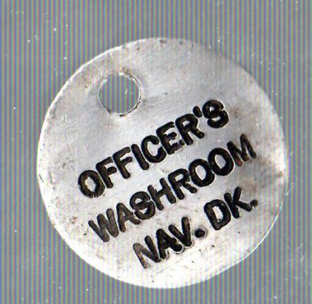 Key Tag tab, OFFICER'S WASHROOM NAV. DK.