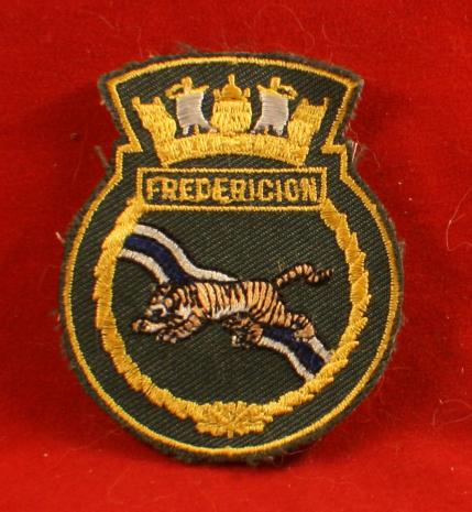Royal Canadian Navy Ships Crest: FREDERICION - Frederiction