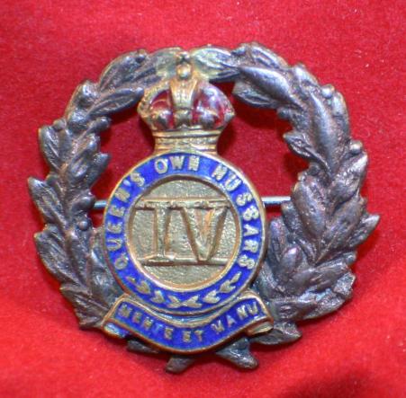 IV QUEEN'S OWN HUSSARS Sweetheart Pin