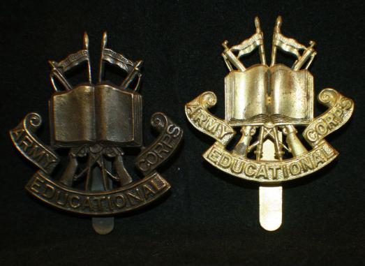British, Army Education Corps Cap Badge (2)