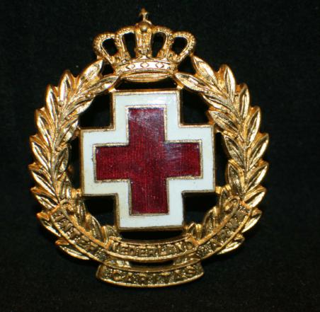 Danish Military / Netherlands Red Cross Cap Badge
