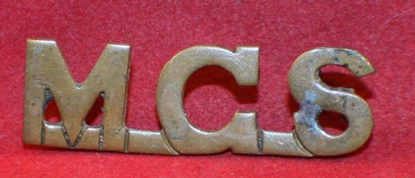 WW1, MGS, Machine Gun School (Section) Shoulder Title