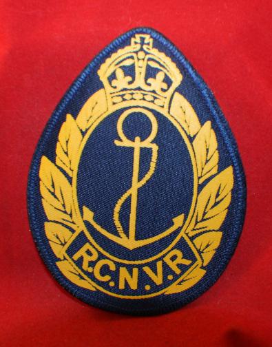 WW2 era, RCNVR Royal Canadian Navy Volunteer Reserve Jacket Patch / Crest