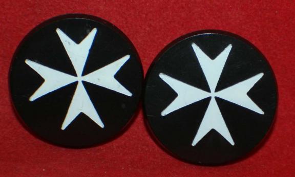 Lot of 2, St. John's Brigade Uniform Pin / Badge Lot
