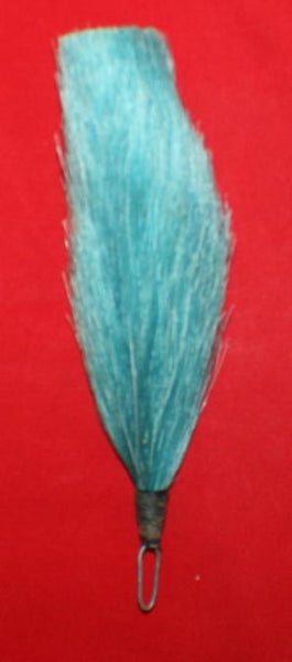 Light Teal Blue Guardsmans horse hair plume for the IRISH GUARDS