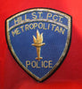 Hill St. PCT Metropolitan Police Shoulder Flash / Patch - Gold Wire, OLD