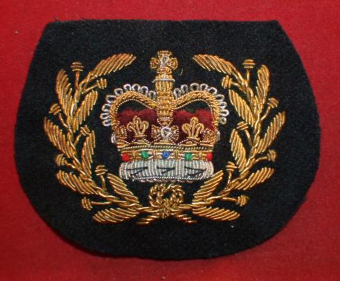 Canadian Warrant Officer Second Class, Gold Wire Rank Patch - Doublet