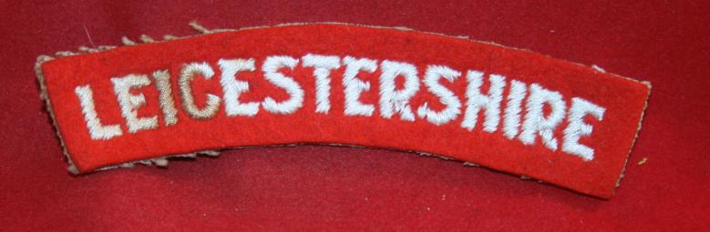 British Army, Leicestershire Regiment Shoulder Flash / Patch