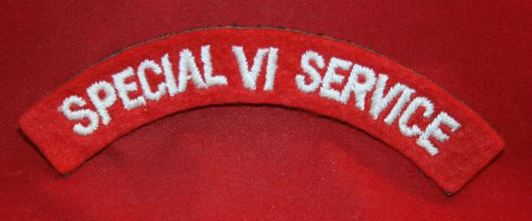 British Army, Special VI Service Cloth Shoulder Flash / Patch