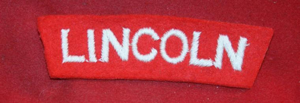 British Army, Lincoln Regiment Shoulder Flash / Patch