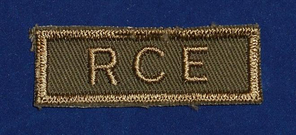 Canadian: RCE Royal Canadian Engineers Cloth Combat Tab