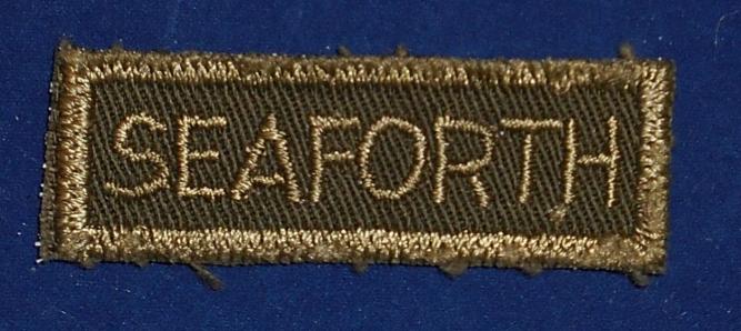 Canadian: SEAFORTH Seaforth Highlanders of Canada Cloth Combat Tab