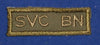 Canadian: SVC BN Service Battalion Cloth Combat Tab