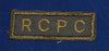 Canadian: RCPC Royal Canadian Postal Corps Cloth Combat Tab