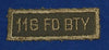 Canadian: 116 FD BTY 116th Independent Field Battery, Kenora Cloth Combat Tab