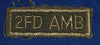 Canadian: 2FD AMB 2nd Field Ambulance Cloth Combat Tab
