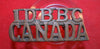 WW1 CEF 1st Depot Battalion, British Columbia, Shoulder Title Badge 1 D.B.B.C