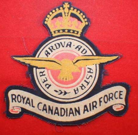 WW2, RCAF, Jacket / Blazer Crest - Royal Canadian Air Force