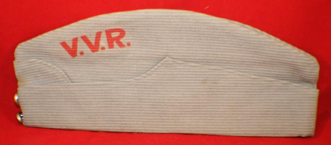 WW2, V.V.R., Veterans Volunteer Reserve, Members Wedge Hat - Variation