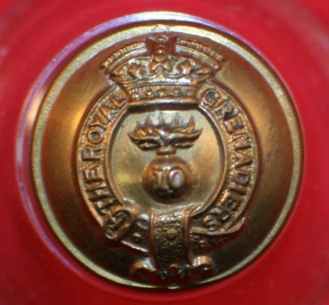 10th Royal Regiment, Royal Grenadiers Uniform Button - Medium Size