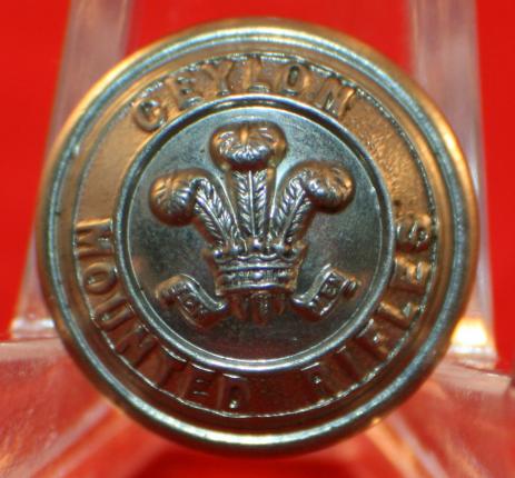 Ceylon Mounted Rifles Uniform Button Marway Militaria Inc & Winnipeg