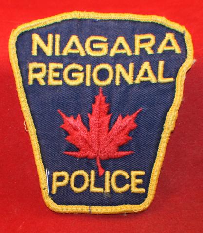 Old, Obsolete, Niagara Regional Police Cloth Shoulder Flash / Patch