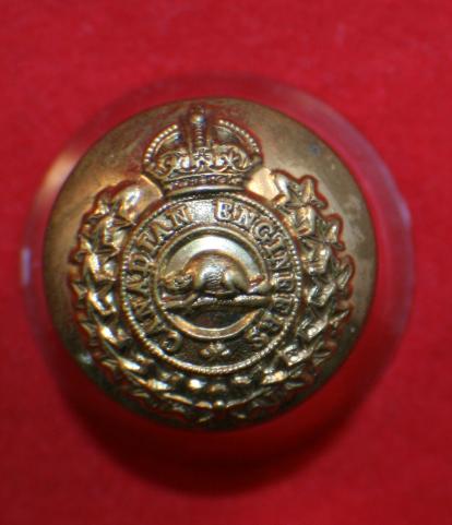WW1era, Canadian Engineers Uniform Button - Large Size