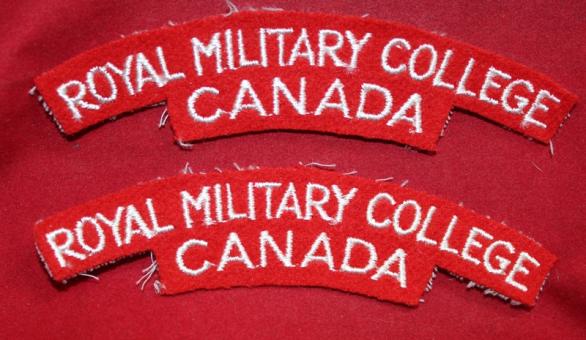Royal Military College Cloth Shoulder Flash Pair