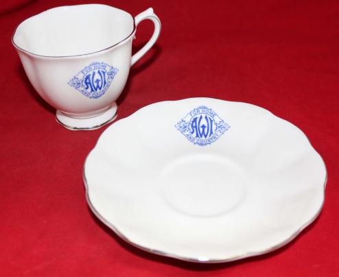 AWI Alberta Womens Institute Coffee Cup and Saucer